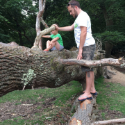 Ashurst Campsite with Ethan and Rory August 2016