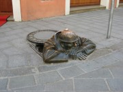 Man in the Hole Statue