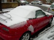 Snow Covered Car